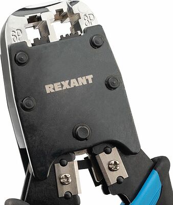 REXANT 12-3434-1 Кримпер HT-500R для обжима ТАЙВАНЬ 8P8C, 6P4C REXANT
