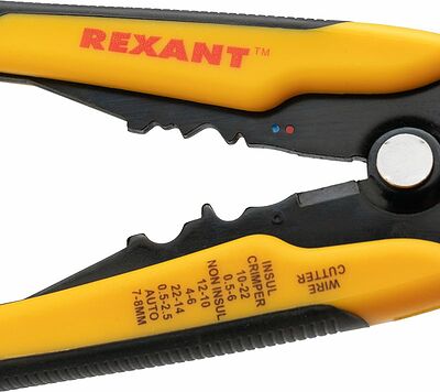 REXANT Инструмент для зачистки кабеля 0.2 - 6.0 мм? и обжима наконечников (ht-766) REXANT 12-4005 (12-4005)