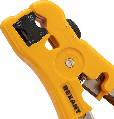 REXANT 12-4016-4 Инструмент HT-302 для зачистки и обрезки кабелей RG-58, RG-59, RG-6, RG-11 REXANT