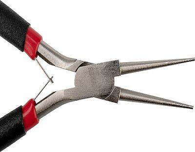 REXANT 12-4606 Круглогубцы Мини 120мм никелированные, авторазжим, обливные рукоятки REXANT 