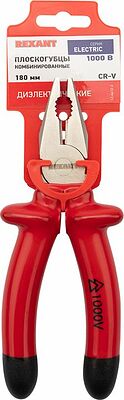 REXANT 12-4612-3 Плоскогубцы комбинированные 180мм, диэлектрические до 1000В REXANT