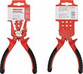 REXANT 12-4646 Плоскогубцы для зачистки проводов 160мм никелированные, двухкомпонентные рукоятки REXANT