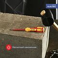 REXANT 12-4716 Отвертка крестовая диэлектрическая PH0х100мм, до 1000В, двухкомпонентная рукоятка REXANT REXANT 12-4716 Отвертка крестовая диэлектрическая PH0х100мм, до 1000В, двухкомпонентная рукоятка REXANT