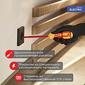 REXANT 12-4717 Отвертка крестовая диэлектрическая PH1х125мм, до 1000В, двухкомпонентная рукоятка REXANT REXANT 12-4717 Отвертка крестовая диэлектрическая PH1х125мм, до 1000В, двухкомпонентная рукоятка REXANT