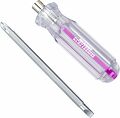 REXANT 12-4742 Отвертка комбинированная, прозрачная рукоятка, двухсторонний стержень 120мм (крестовая PH2, шлицевая SL6) REXANT REXANT 12-4742 Отвертка комбинированная, прозрачная рукоятка, двухсторонний стержень 120мм (крестовая PH2, шлицевая SL6) REXANT