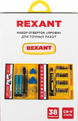 REXANT 12-4761 Набор для точных работ 38 предметов Профи REXANT