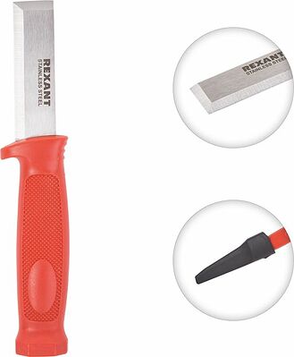 REXANT 12-4934 Нож-стамеска, нержавеющая сталь, лезвие 75х22мм REXANT