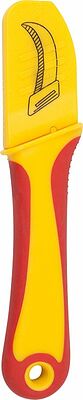 REXANT 12-4937 Нож монтажника, нержавеющая сталь, изогнутое лезвие REXANT