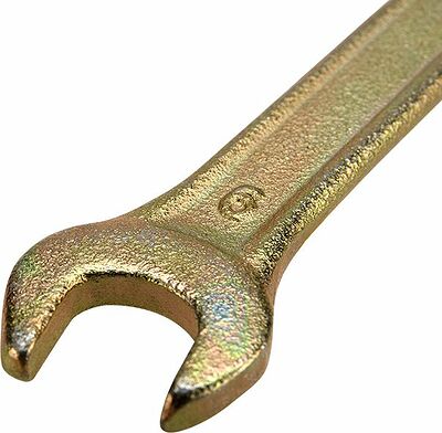 REXANT 12-5822-2 Ключ рожковый 8х9мм, желтый цинк REXANT 