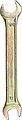 REXANT 12-5823-2 Ключ рожковый 8х10мм, желтый цинк REXANT REXANT 12-5823-2 Ключ рожковый 8х10мм, желтый цинк REXANT
