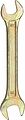 REXANT 12-5824-2 Ключ рожковый 10х11мм, желтый цинк REXANT REXANT 12-5824-2 Ключ рожковый 10х11мм, желтый цинк REXANT