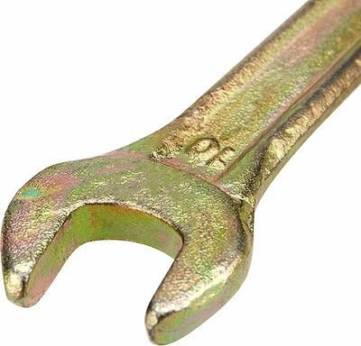 REXANT 12-5824-2 Ключ рожковый 10х11мм, желтый цинк REXANT 
