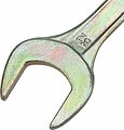 REXANT 12-5835-2 Ключ рожковый 30х32мм, желтый цинк REXANT 
