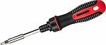 REXANT 12-6075 Набор головок и бит с реверсивной отверткой, 21 предмет REXANT
