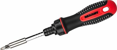 REXANT 12-6075 Набор головок и бит с реверсивной отверткой, 21 предмет REXANT