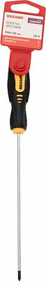 REXANT 12-6403 Отвертка крестовая PH0х150мм, двухкомпонентная рукоятка REXANT