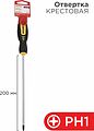 REXANT 12-6406 Отвертка крестовая PH1х200мм, двухкомпонентная рукоятка REXANT REXANT 12-6406 Отвертка крестовая PH1х200мм, двухкомпонентная рукоятка REXANT