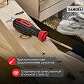 REXANT 12-6414-1 Отвертка крестовая PZ1х75мм, трехкомпонентная рукоятка, сталь S2 REXANT
