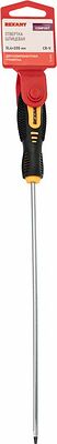 REXANT 12-6426 Отвертка шлицевая SL4х200мм, двухкомпонентная рукоятка REXANT