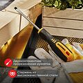 REXANT 12-6430 Отвертка шлицевая SL6х100мм, двухкомпонентная рукоятка REXANT