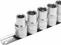 REXANT 12-8306 Набор торцевых головок 1/2, шестигранные, CrV, 10 шт., 10-22мм REXANT REXANT 12-8306 Набор торцевых головок 1/2, шестигранные, CrV, 10 шт., 10-22мм REXANT