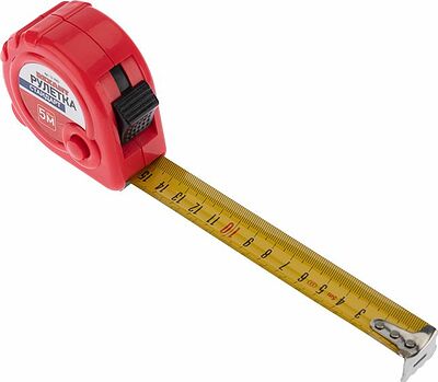 REXANT 12-9002 Рулетка измерительная Стандарт, 5м х 25мм REXANT