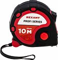 REXANT 12-9007 Рулетка измерительная Профи прорезиненный корпус, 10м х 25мм REXANT