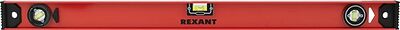 REXANT 12-9212 Уровень алюминиевый Рельс, 800мм, 3 глазка (1 поворотный) REXANT