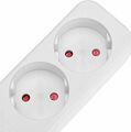 REXANT 13-4005 Удлинитель STANDARD 2 гнезда, 5м, 3х1,0мм², с/з, белый REXANT