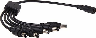 REXANT 14-0318 Разветвитель питания DC на 5 разъемов 2,1х5,5мм REXANT