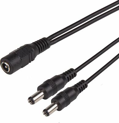 REXANT 14-0320 Разветвитель питания DC на 2 разъема 2,1х5,5мм REXANT