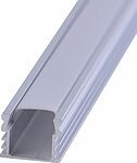 REXANT 146-401 Комплект накладного алюминиевого профиля с рассеивателем, 16х12мм, 2м REXANT