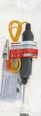REXANT Автотестер REXANT универсальный черный с индикатором (16-0102)