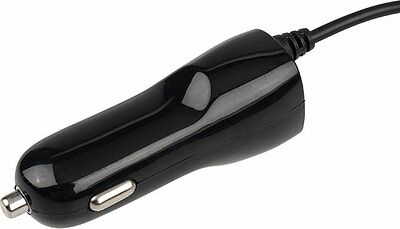 REXANT 16-0250 Автозарядка в прикуриватель microUSB (АЗУ) (5 V, 1000 mA) шнур прямой 1.2 м черная REXANT