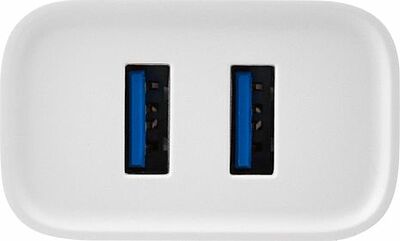 REXANT 16-0276 Сетевое зарядное устройство 2 x USB, 5V, 2,4 A, белое REXANT