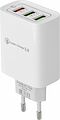 REXANT 16-0277 Сетевое зарядное устройство 3 x USB, 5V, 3 А + 1 А + 1 А, белое REXANT