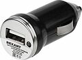 REXANT 16-0280 Зарядное устройство в прикуриватель REXANT USB, 5V, 1000mA, черное, LED индикация