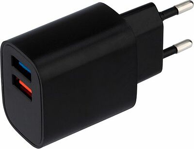 REXANT 16-0283 Сетевое зарядное устройство REXANT 2 x USB, 5V, 2.4 A, черное