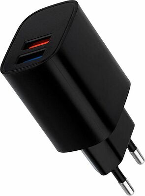 REXANT 16-0283 Сетевое зарядное устройство REXANT 2 x USB, 5V, 2.4 A, черное