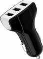REXANT 16-0291 Зарядное устройство в прикуриватель REXANT 3 x USB, 1000mA, черное