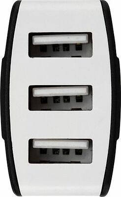REXANT 16-0291 Зарядное устройство в прикуриватель REXANT 3 x USB, 1000mA, черное