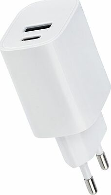 REXANT 16-0296 Сетевое зарядное устройство REXANT USB + Type-C, 5V, 2.4 A, белое