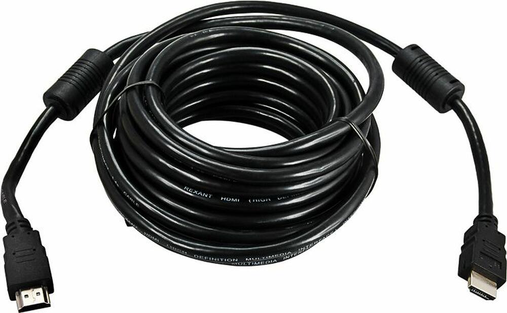 REXANT 17-6209 Кабель HDMI - HDMI 1.4, 15м, Gold REXANT