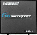 REXANT 17-6901 Делитель гнездо HDMI на 2 гнезда HDMI, металл REXANT REXANT 17-6901 Делитель гнездо HDMI на 2 гнезда HDMI, металл REXANT