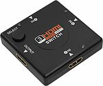 REXANT 17-6912 Переключатель гнездо HDMI на 3 гнезда HDMI, без питания, пластик REXANT
