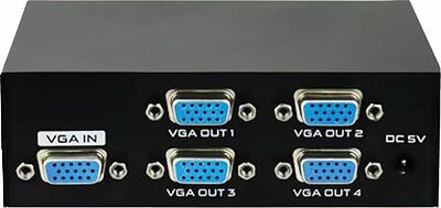 REXANT 17-6924 Делитель гнездо VGA на 4 гнезда VGA, металл REXANT