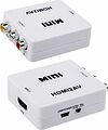 REXANT 17-6931 Конвертер HDMI на 3 RCA, пластик, белый REXANT