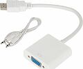 REXANT 17-6936 Переходник штекер HDMI - гнездо VGA, провод + шнур стерео 3,5мм REXANT