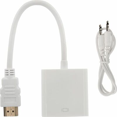 REXANT 17-6936 Переходник штекер HDMI - гнездо VGA, провод + шнур стерео 3,5мм REXANT