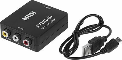 REXANT 17-6939 Конвертер 3 RCA на HDMI, пластик REXANT